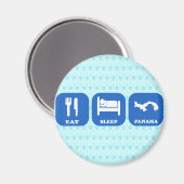 食べスリープパナマ マグネット (正面/裏面)