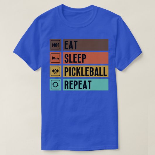 食べスリープピックボールリピート4 Tシャツ (デザイン正面)