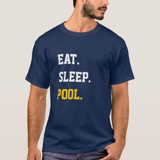 食べスリーププール Tシャツ (正面)