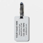 食べスリープホッケーカスタマイズ可能な荷物タグ ラゲッジタグ (裏面縦)