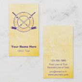 食べスリープホッケー遊カスタマイズ可能な名刺 名刺 (正面/裏面)