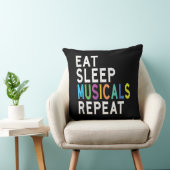 食べスリープミュージカル繰り返し、ブロードウェイ演技ギフト クッション (椅子)