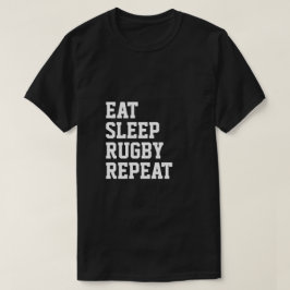 食べスリープラグビーリピーター Tシャツ