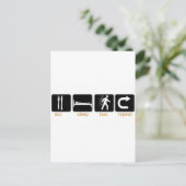 食べスリープリピート(Sleep Repeat) ポストカード (スタンド正面)