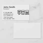 食べスリープ吹き替え 名刺 (正面/裏面)