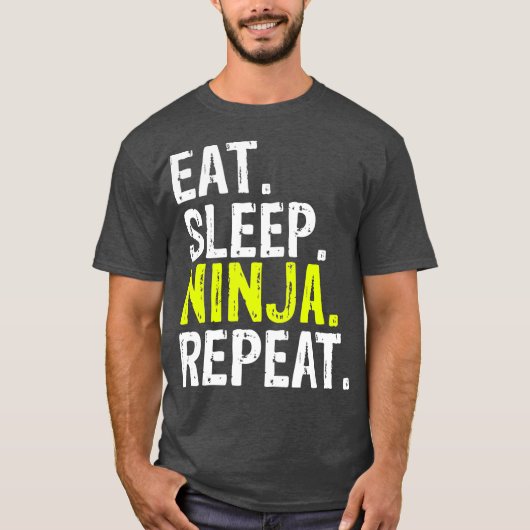 食べスリープ忍者リピートギフト(2) Tシャツ (正面)