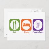 食べスリープ準備税 ポストカード (正面/裏面)