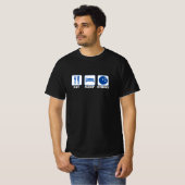食べスリープ – ボーリング Tシャツ (正面フル)
