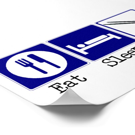 食べスリープ ポスター (角)