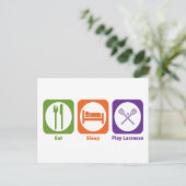 食べスリー遊ラクロス ポストカード (スタンド正面)