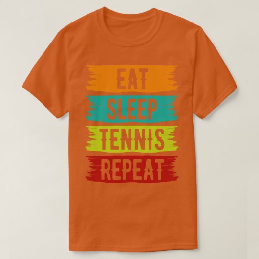 食べテニスの準おもしろい備選手 Tシャツ (デザイン正面)