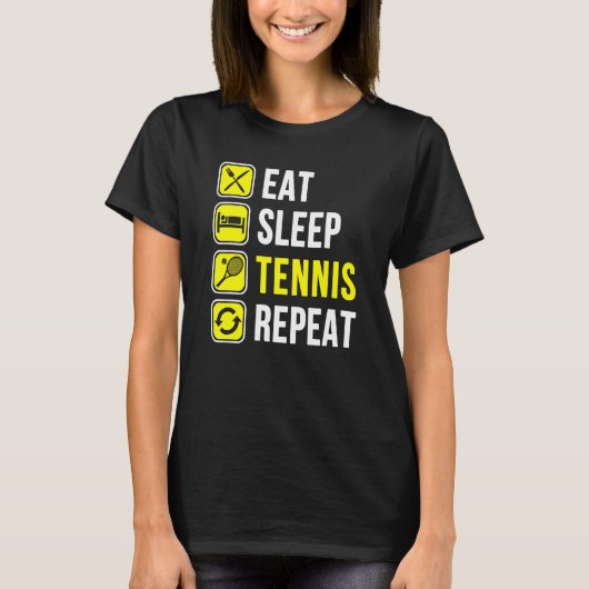 食べテニス Tシャツ (正面)