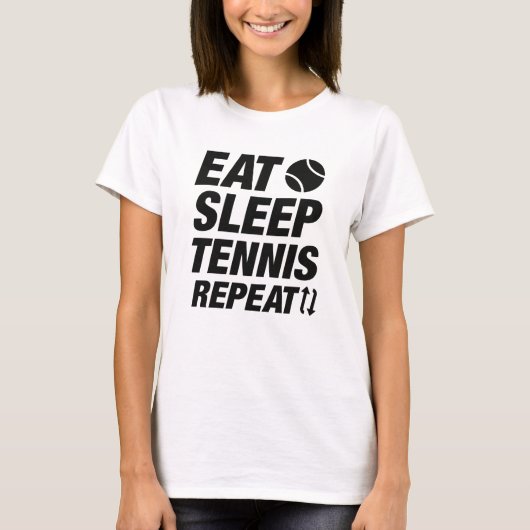 食べテニス Tシャツ (正面)