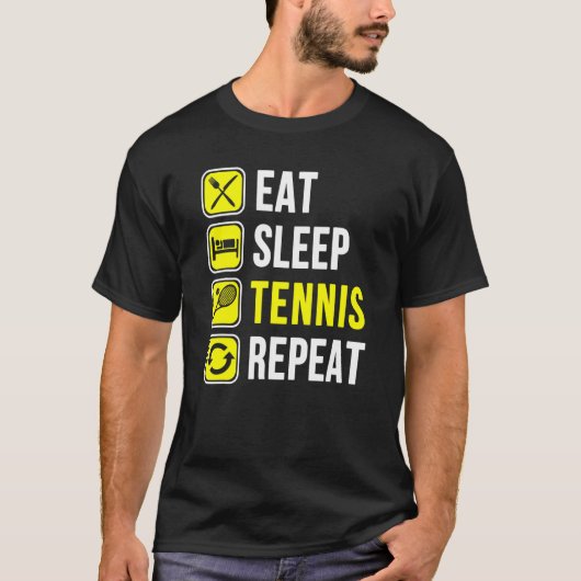 食べテニス Tシャツ (正面)