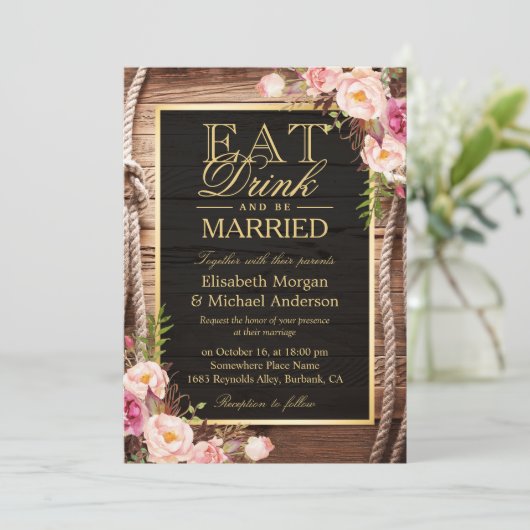 食べドリンクとビー結婚したグ素朴ノットフローラ 招待状 (スタンド正面)