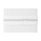 食べドリンクとブ結婚したロモダンク/ホワイト結婚ズ 招待状ベリーバンド (裏面例)