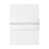 食べドリンクとブ結婚したロモダンク/ホワイト結婚ズ 招待状ベリーバンド (裏面例)