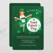 食べドリンクとベアイリッシュ招待状 招待状 (正面/裏面)