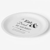 食べドリンクとベメリーレトロ半世紀クリスマス ペーパープレート (アングル)