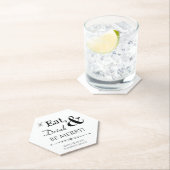 食べドリンクとベレトロメリーミッドセンチュリー・クリスマス ペーパーコースター (インサイチュ)