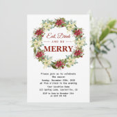 食べドリンクとベーフローラのメリークリスマスパーティー 招待状 (スタンド正面)