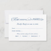 食べドリンクとベ結婚したイ・ネ結婚イ・ブルー 出欠カード (正面)