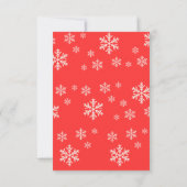 食べドリンクと醜いセーターのクリスマスパーティー 招待状 (裏面)