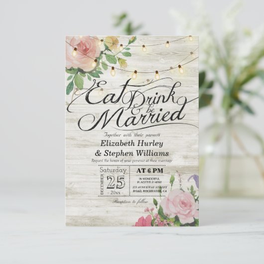 食べドリンクとBe結婚した素朴フローラ結婚Light's 招待状 (スタンド正面)