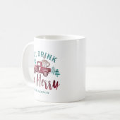 食べドリンクとBe Redトラメリーックの配送 コーヒーマグカップ (正面左)