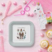 食べドリンクは北欧式サンタメリークリスマス ペーパープレート (パーティー)