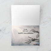 食べドリンクは、ゾンビスケルトンのハロウィーンを怖がらせる カード (内部)