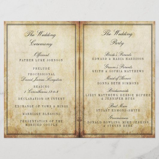 食べドリンク&Beヴィン結婚したテージ結婚式 (裏面)