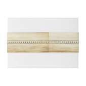 食べドリンク&Beヴィン結婚したテージ結婚式 招待状ベリーバンド (裏面例)