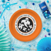 食べドリンドとビビハッピーハローウィン幽霊たち ペーパープレート (パーティー)