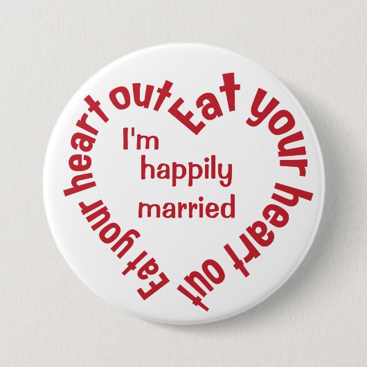 食べハート出力カスタムボタン 缶バッジ (正面)