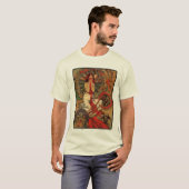 食べハート!ゾンビ新しい（メンズナチュラル） Tシャツ (正面フル)