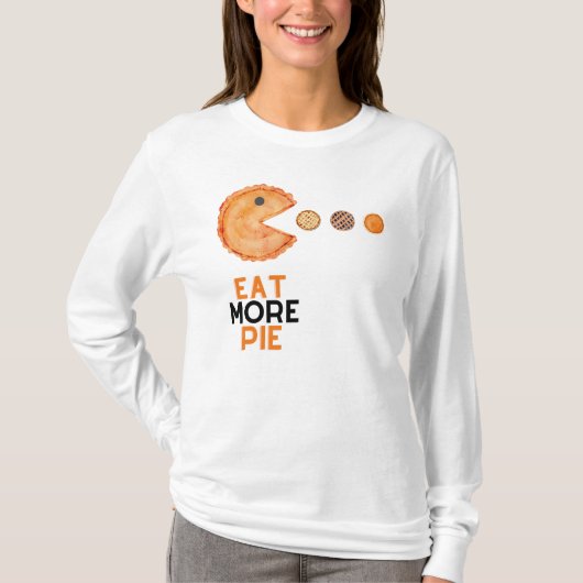 食べパイパンプキン、アップル、ペカン Tシャツ (正面)
