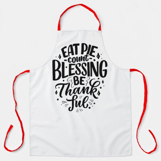 食べパイ賛美数 エプロン (正面)