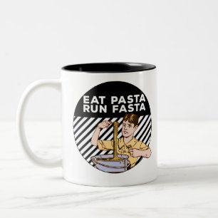 食べパスタファスタ ツートーンマグカップ