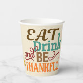 食べパンプキンに感謝 紙コップ (裏面)