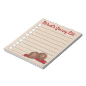 食べパーソナライズされた物ミートボールイタリアンマリナラリスト ノートパッド (回転)