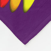 食べパーソナライズされた眠りダンスフリースブランケット フリースブランケット (角)