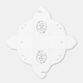 食べパーソナライズされた飲んで結婚したいる フェイバーボックス (折り畳みなし)