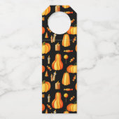 食べパーソナライズされたPumpkins付き「Drink & Be Thank」 ボトルネックタグ (裏面)