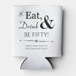 食べファンキードリンクとベ55レトロ50誕生日 缶クーラー