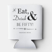 食べファンキードリンクとベ55レトロ50誕生日 缶クーラー (裏面)