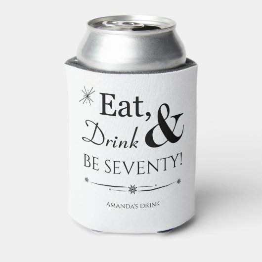 食べファンキードリンクとベ77レトロ70誕生日 缶クーラー (缶裏面)
