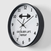 食べフィットネス室のスリープリフトリピーター体操時計 壁時計 (傾斜)