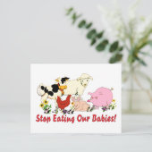 食べベビー ポストカード (スタンド正面)