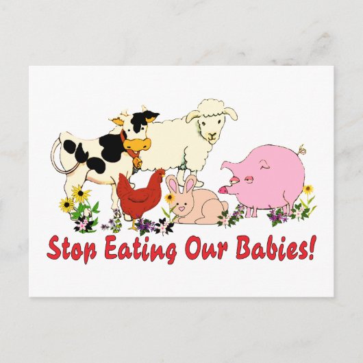 食べベビー ポストカード (正面)